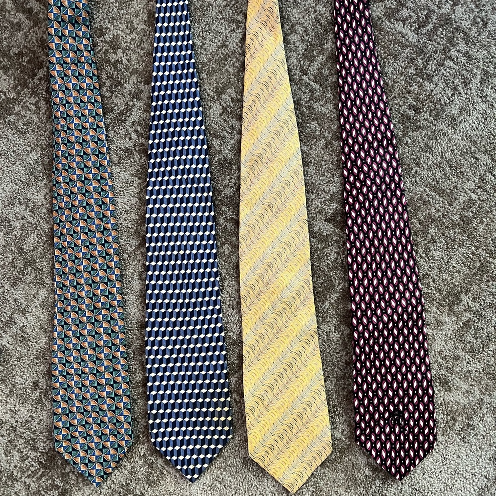 Elegant Men's Tie Set - Multicolor